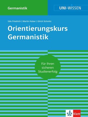 cover image of Uni-Wissen Orientierungskurs Germanistik